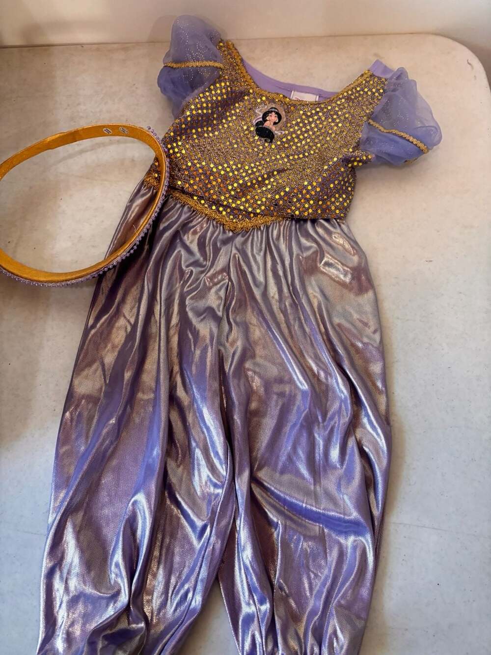 Disney Store Princess Jasmine Costume Dress with Headpiece Size XXS 2/3